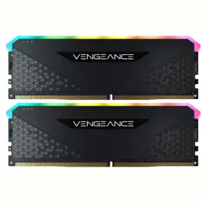 Модуль памяти DDR4 2x8GB/3200 Corsair Vengeance RGB RS Black (CMG16GX4M2E3200C16)