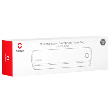 Дорожный футляр для зубной щетки Oclean Toothbrush Travel Case Grey New Soft (6970810553406)
