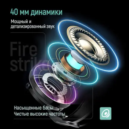 Гарнітура СolorWay Firestrike RGB Black (CW-HPG04BK)