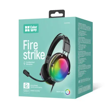 Гарнітура СolorWay Firestrike RGB Black (CW-HPG04BK)