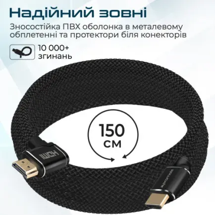 Кабель Promate ProLink HDMI - HDMI V 2.0 (M/M)