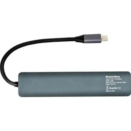 Концентратор USB Type-C Blueendless Space Grey (CA913909)