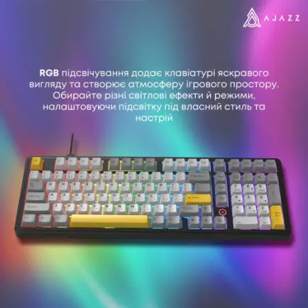 Клавіатура AjazzAK980 Magnetic Switch Black USB-C (AK980-MAX-M-BGY)