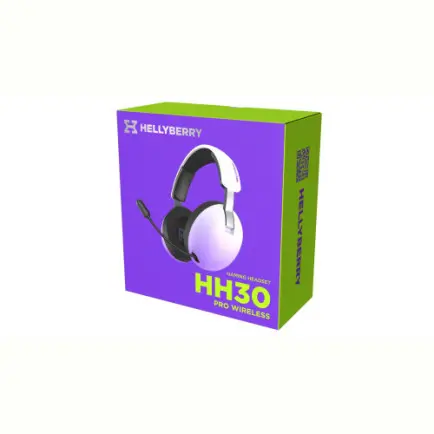 Bluetooth-гарнитура Hator Hellyberry HH30 Pro Wireless White/Violet (HH30_PRO_wireless_WV)