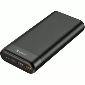 Универсальная мобильная батарея Sandberg Powerbank 20000mAh PD 65W Black (420-62)