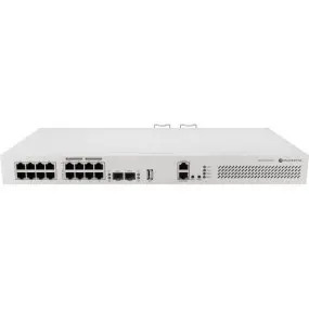 Коммутатор MikroTik CRS418-8P-8G-2S+RM (8xGE POE, 8xGE LAN, 2xSFP+, 2xPSU AC, max POE 215W, L3, RM)