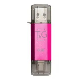Флеш-накопичувач USB 8GB Type-C T&G 009 Star Series Fuchsia (TG009TC-8GFC)