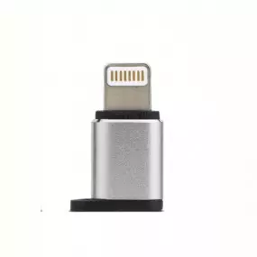 Адаптер Remax Visual micro USB - Lightning (F/M)