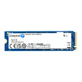 Накопитель SSD 1TB M.2 NVMe Kingston NV3 M.2 2280 PCIe Gen4.0 x4 (SNV3S/1000G)