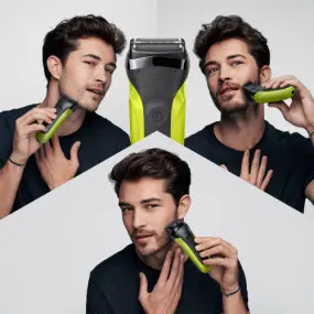 Электробритва Braun Series 3 300BT Black/Green