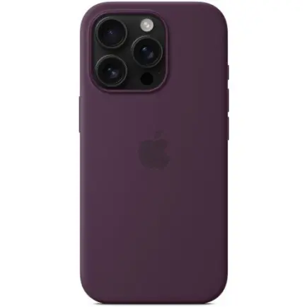 Чeхол-накладка Apple Silicone Case with MagSafe для Apple iPhone 16 Pro Plum (MYYM3)