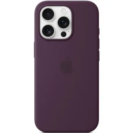 Чeхол-накладка Apple Silicone Case with MagSafe для Apple iPhone 16 Pro Plum (MYYM3)