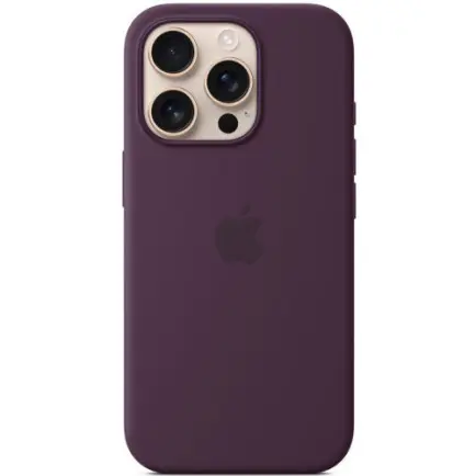 Чeхол-накладка Apple Silicone Case with MagSafe для Apple iPhone 16 Pro Plum (MYYM3)