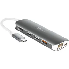 Док-станция J5create USB-C 9-в-1 (JCD383-N)