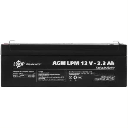 Акумуляторна батарея LogicPower LPM 12V 2.3AH (LPM 12 - 2.3 AH)