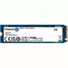 Накопичувач SSD 4TB M.2 NVMe Kingston NV2 M.2 2280 PCIe Gen4.0 x4 (SNV2S/4000G)