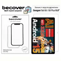 Защитное стекло BeCover для Doogee Tab G6/G6 Plus 11.0" (713715)