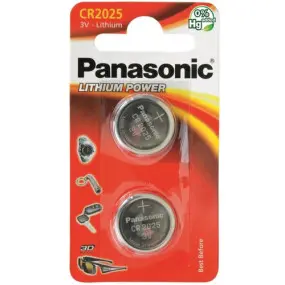 Батарейка Panasonic CR 2025 BL 2шт