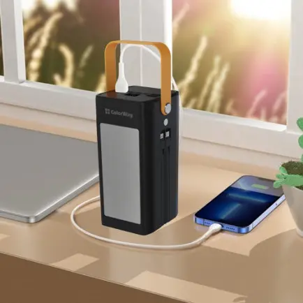 Универсальная мобильная батарея ColorWay LCD/Lamp 80000mAh Black (CW-PB800LPA8BK-PDD)