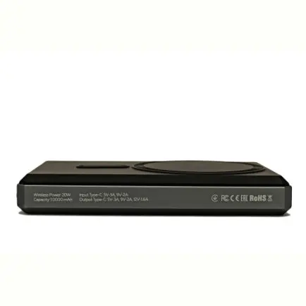Універсальна мобільна батарея BePhone K6 10000 mAh MagSafe Grey 15W (BP-K6-GR)