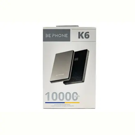 Універсальна мобільна батарея BePhone K6 10000 mAh MagSafe Grey 15W (BP-K6-GR)