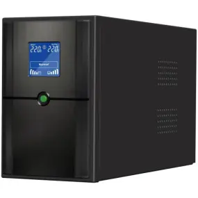 ИБП FrimeCom SL-1KL, Line Int., AVR, 2 x евро, LCD, металл (под внеш. АКБ, с правильной синусоидой)