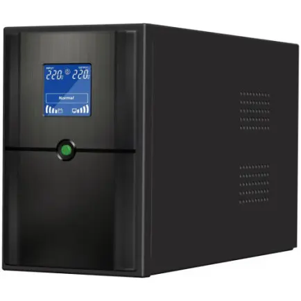 ИБП FrimeCom SL-1KL, Line Int., AVR, 2 x евро, LCD, металл (под внеш. АКБ, с правильной синусоидой)