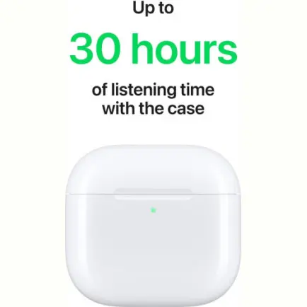 Bluetooth-гарнитура Apple AirPods 4 (MXP63ZE/A)