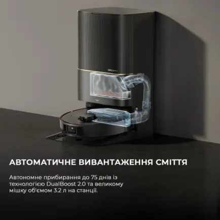 Робот-пылесос Dreame Bot X40 Ultra Complete Black (RLX63CE-2-Bl)