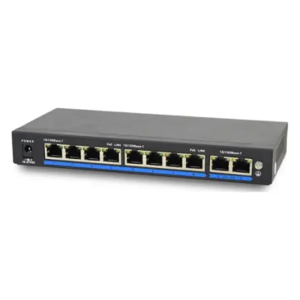 POE комутатор ATIS PoE-1010-8P/250m/8L