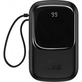 Универсальная мобильная батарея Baseus Qpow Digital Display Quick Charging Power Bank 20W 20000mAh Black (PPQD-H01)