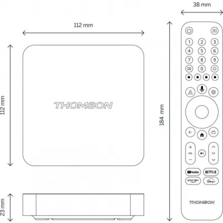 Медиаплеер Thomson Streaming Box 4K UHD 240G