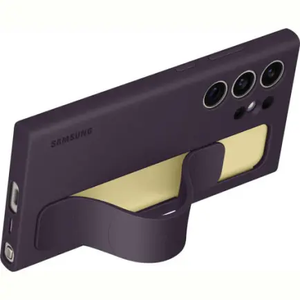 Чeхол-накладка Samsung Standing Grip Case для Samsung Galaxy S24 Ultra SM-S928 Dark Violet (EF-GS928CEEGWW)