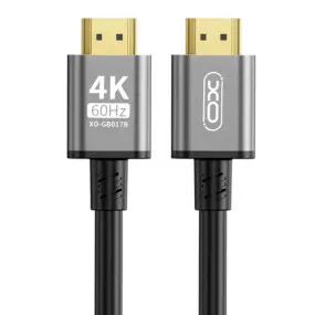 Кабель XO HDMI-HDMI V.2.0, 5 м Tranish (GB017B-HDMI.tranish)
