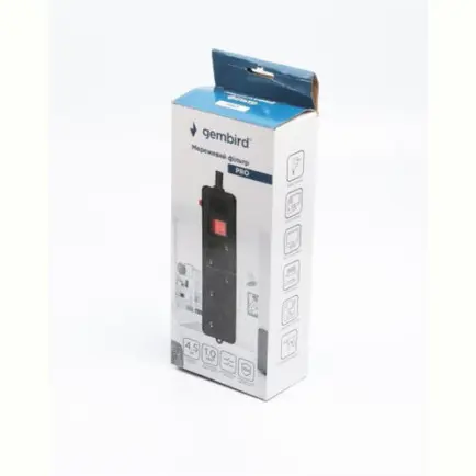 Фильтр питания Gembird Pro (SPG3-G-15B-PRO)