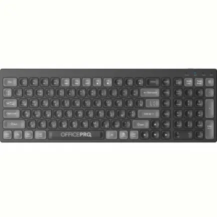 Клавиатура беспроводная OfficePro SK985B Bluetooth Black