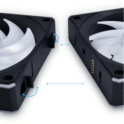 Вентилятор Lian Li Uni Fan CL Wireless 120-1 Reverse Blade Black (G99.12RCL1W1B.00)