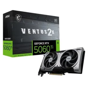 Видеокарта GF RTX 5060 Ti 16GB GDDR7 Ventus 2X OC Plus MSI (GeForce RTX 5060 Ti 16G VENTUS 2X OC PLUS)