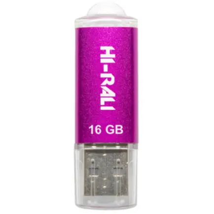 Флеш-накопитель USB 16GB Hi-Rali Rocket Series Violet (HI-16GBVCVI)