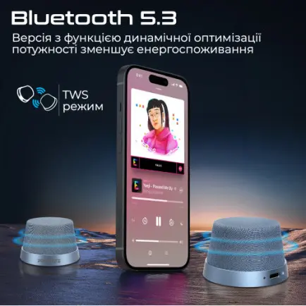 Акустическая система Promate Punch 3W Navy (punch.navy)