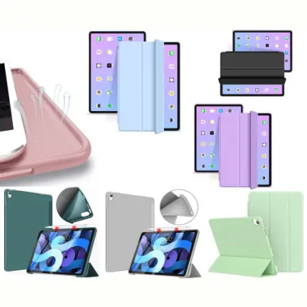 Чeхол BeCover Tri Fold Soft TPU Silicone для Apple iPad Air 11" M2 2024 Pink (711410)