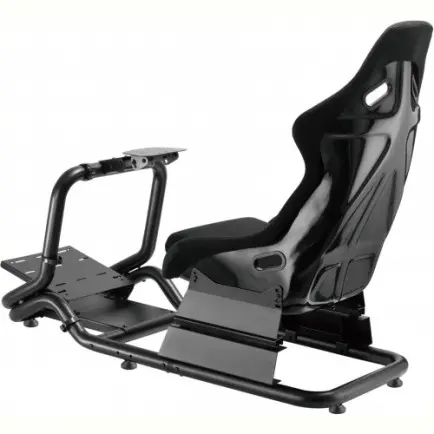 Крісло-кокпіт з кріпленням для керма та педалей GamePro RS167 Black