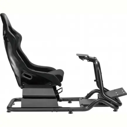 Крісло-кокпіт з кріпленням для керма та педалей GamePro RS167 Black
