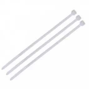 Стяжки Eserver 2,5*150 мм, 100 шт, белые (WT-7001-3x150)