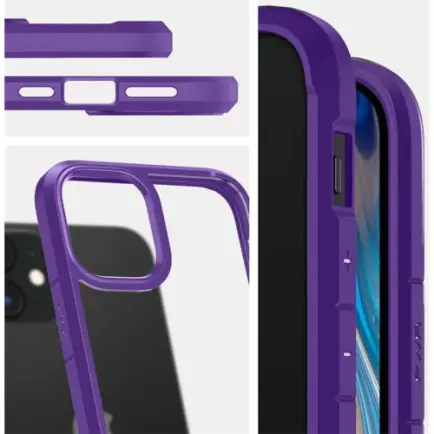 Чехол-накладка Spigen Crystal Hybrid для Apple iPhone 12 Mini Hydrangea Purple (ACS01544)