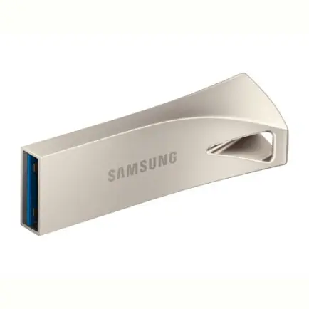 Флеш-накопичувач USB3.1 128GB Samsung Bar Plus Champagne Silver (MUF-128BE3/APC)