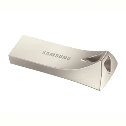 Флеш-накопичувач USB3.1 128GB Samsung Bar Plus Champagne Silver (MUF-128BE3/APC)