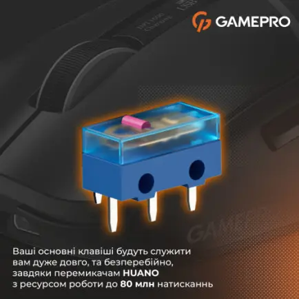 Миша бездротова GamePro Genesis Ranker Black (GM012B)