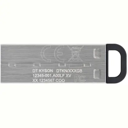 Флеш-накопичувач USB3.2 256GB Kingston DataTraveler Kyson Silver/Black (DTKN/256GB)