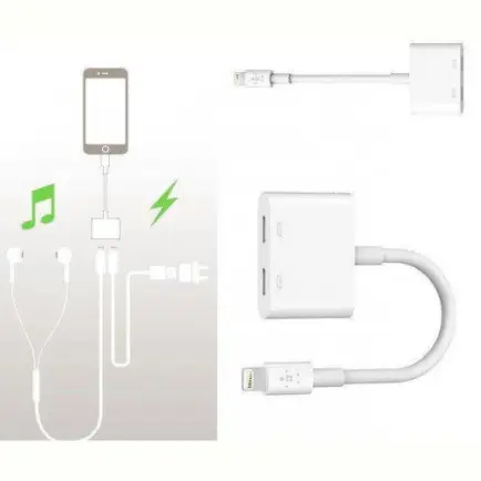 Перехідник XO Lightning - 2хLightning (M/F)